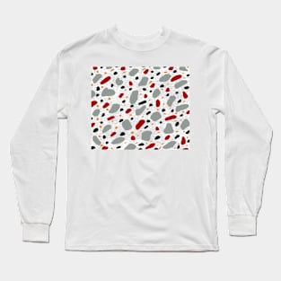 Terrazzo colors texture Long Sleeve T-Shirt